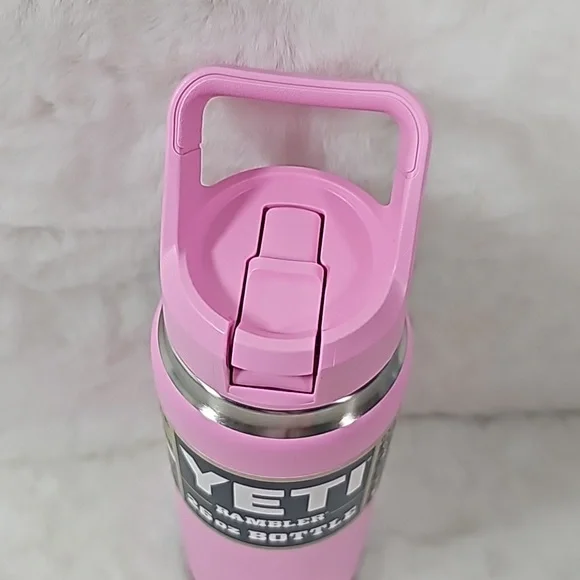 YETI Rambler 26 oz Water Bottle with Straw Cap - Power Pink - Picture 3 of 6